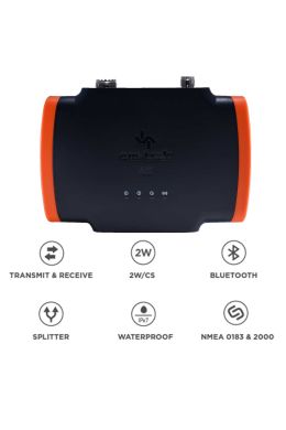 em-trak AIS-transponder klasse B met 2W zendvermogen - Wi-Fi - BlueTooth & splitter