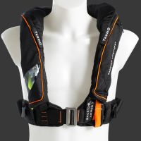 TeamO Offshore 170N BackTow Lifejacket - auto – Black with Orange Trim