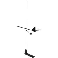 Hawk VHF Antenne med Vindindikator  20m kabel og beslag 3dB 90cm