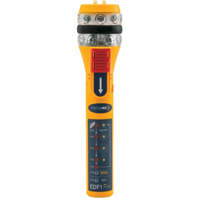 Ocean Signal rescueME EDF1 the world's most compact Electronic Distress Flare