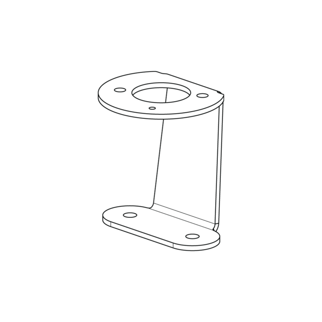 NORBY Lantern bracket 0dg. for horizontal mounting