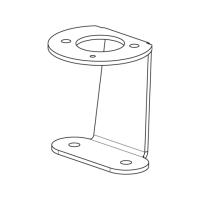 NORBY Lantern bracket 0dg. for horizontal mounting